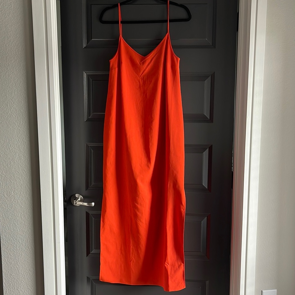 Orange max dress